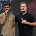 rahul gandhi at his indroe session of chatron ki goonj event