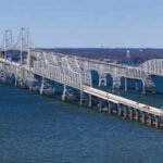 the chesapeake bay bridge spans about 43 miles connecting sandy point and kent island in maryland photo public domain